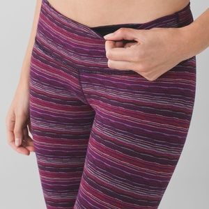 Lululemon Wunder Under Pant III Space Dye Regal